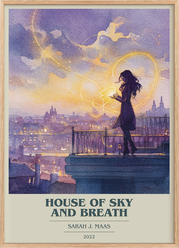 House of Sky and Breath Book Cover Poster by Sarah J. Maas