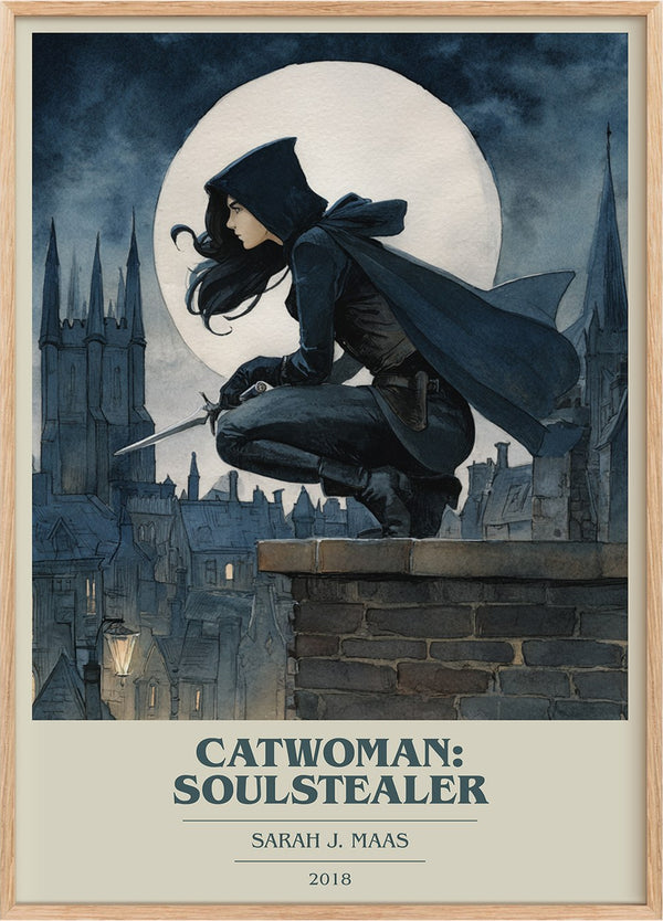 Catwoman: Soulstealer Book Cover Poster by Sarah J. Maas