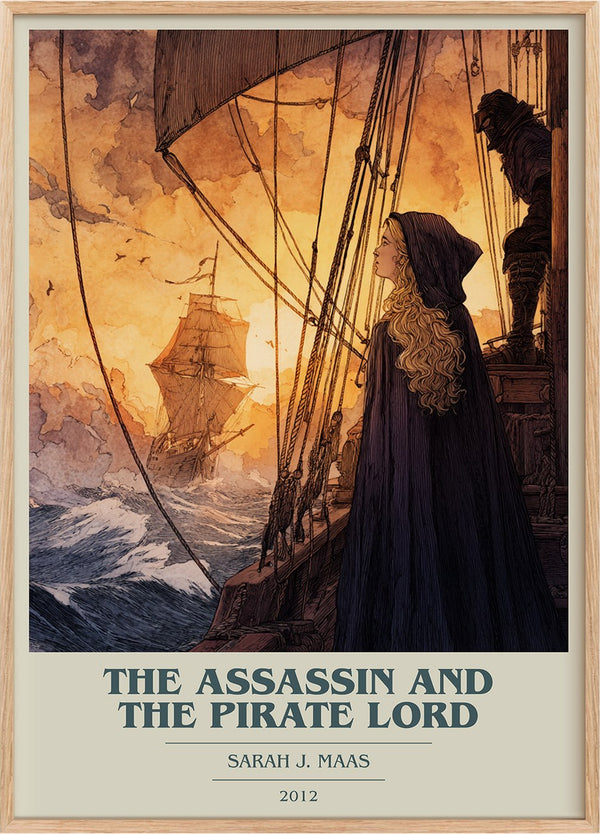 The Assassin And The Pirate Lord Book Cover Poster by Sarah J. Maas