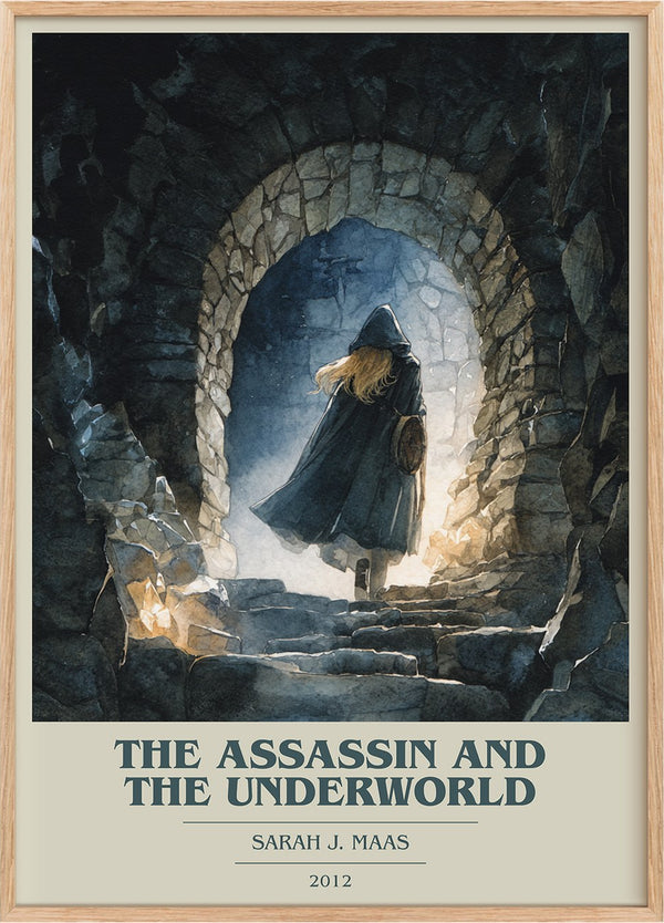 The Assassin And The Underworld Book Cover Poster by Sarah J. Maas