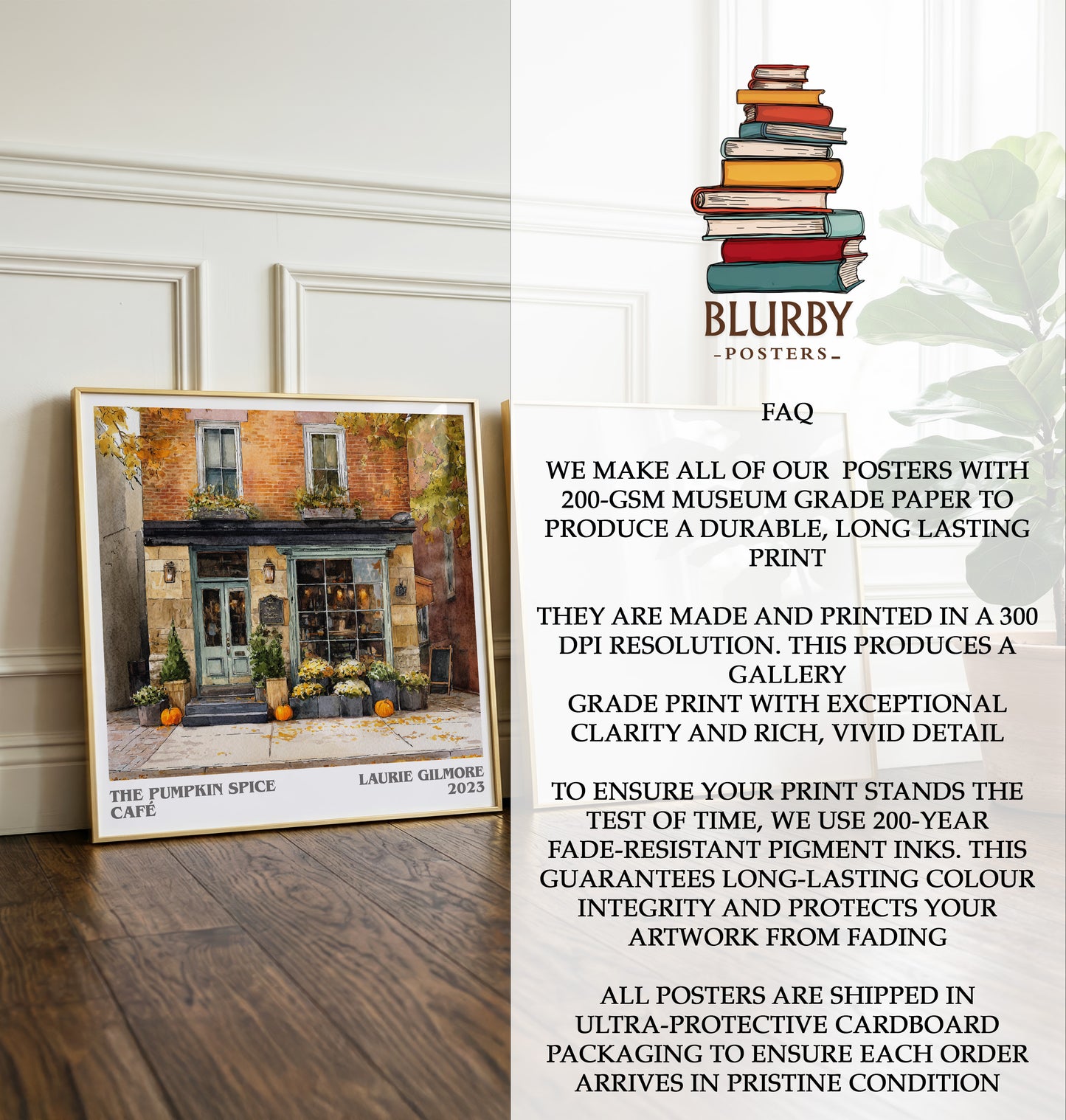 The Pumpkin Spice Café Literary Art Print by Laurie Gilmore