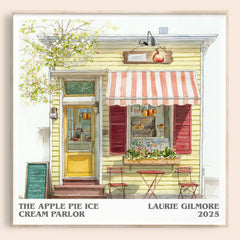 The Apple Pie Ice Cream Parlor Literary Art Print by Laurie Gilmore