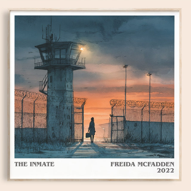 The Inmate Literary Art Print by Freida McFadden