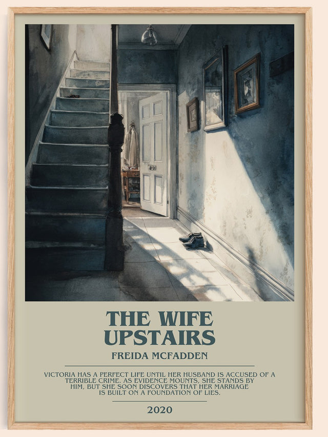 The Wife Upstairs Bookish Wall Art by Freida Mcfadden