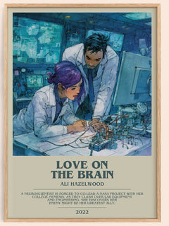 Love on the Brain Bookish Wall Art by Ali Hazelwood