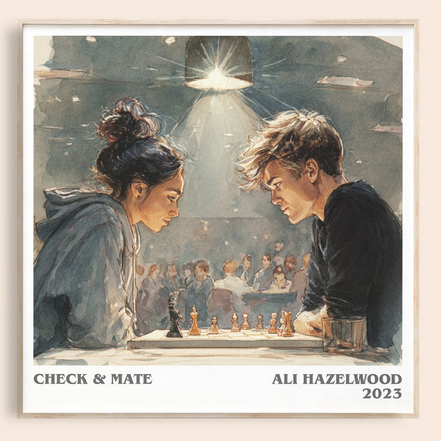 Check & Mate Literary Art Print by Ali Hazelwood