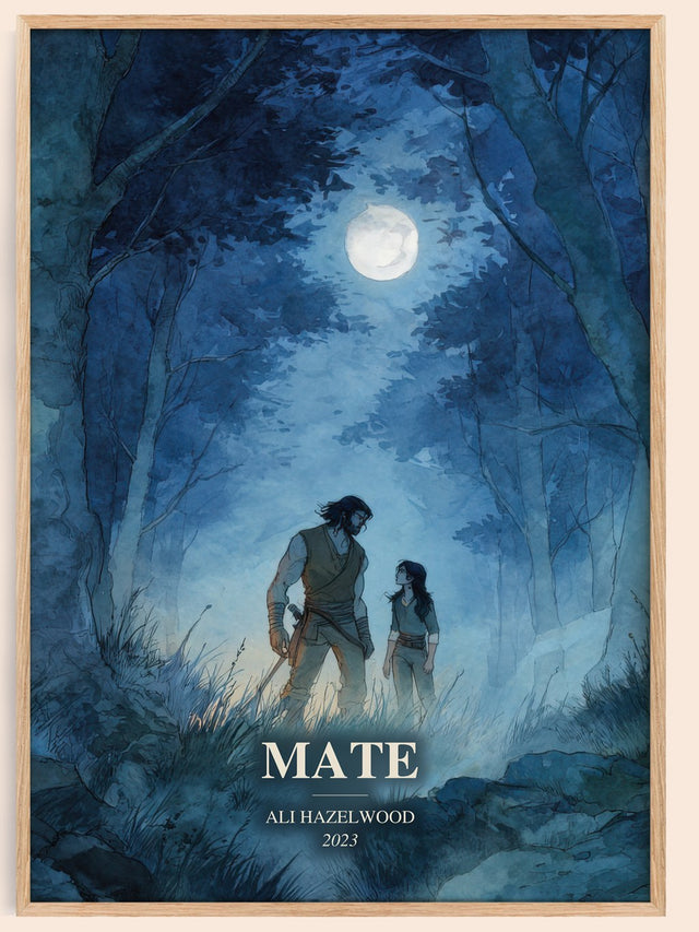 Mate Book Watercolour Illustration by Ali Hazelwood