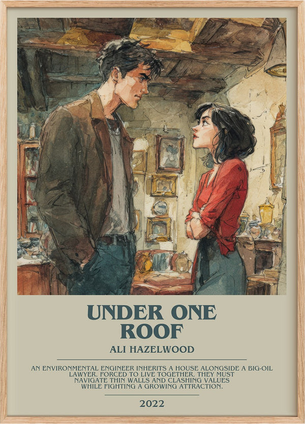 Under One Roof Bookish Wall Art by Ali Hazelwood