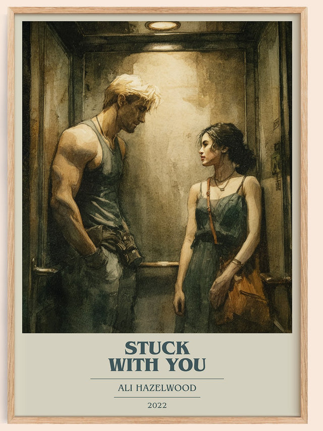 Stuck with You Book Cover Poster by Ali Hazelwood