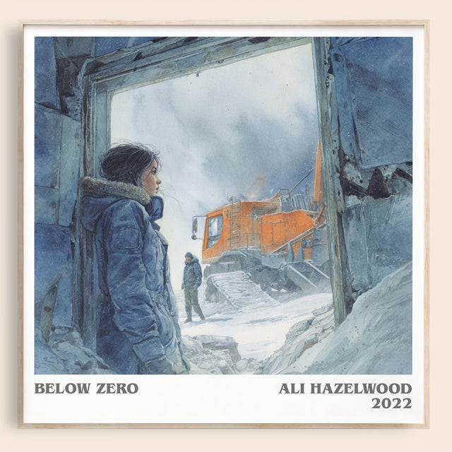 Below Zero Literary Art Print by Ali Hazelwood