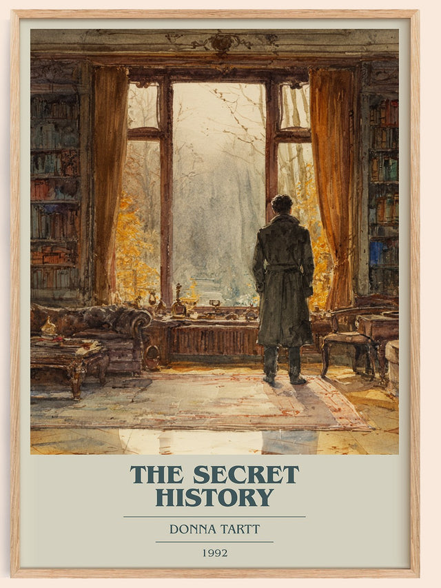 The Secret History Book Cover Poster by Donna Tartt