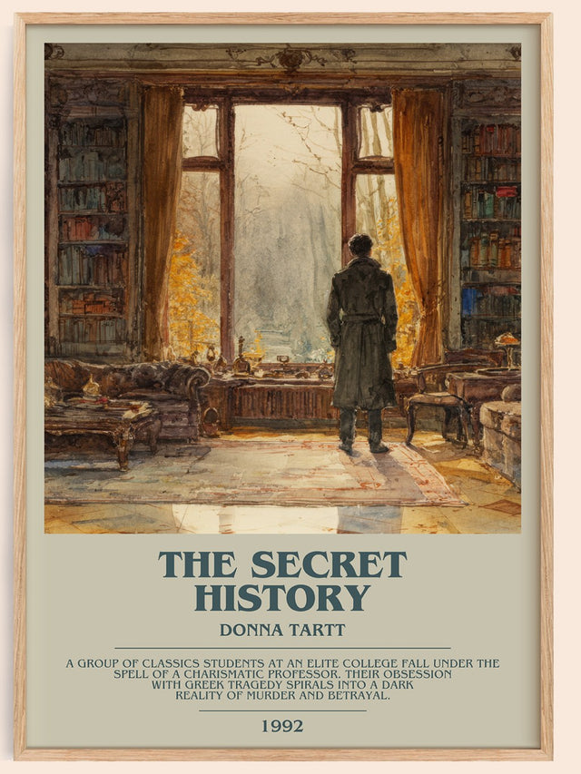 The Secret History Bookish Wall Art by Donna Tartt