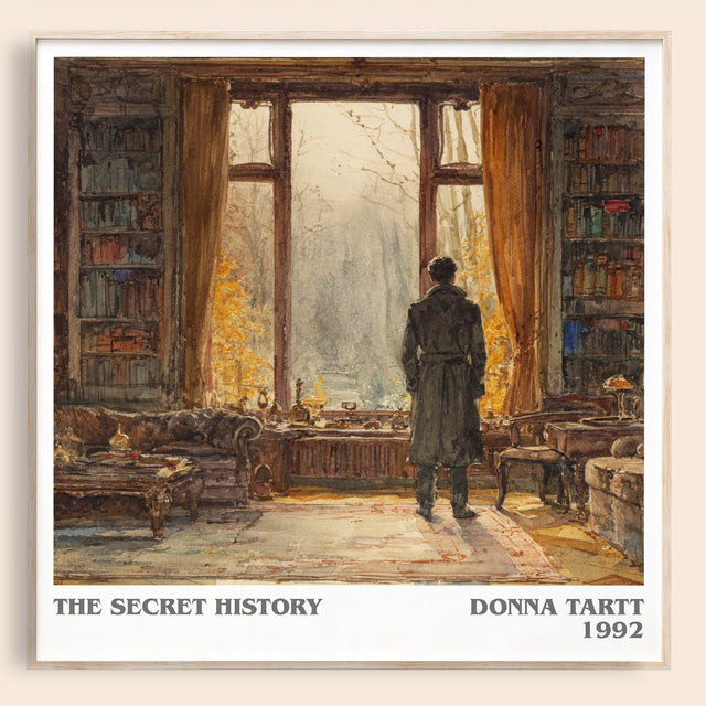 The Secret History Literary Art Print by Donna Tartt