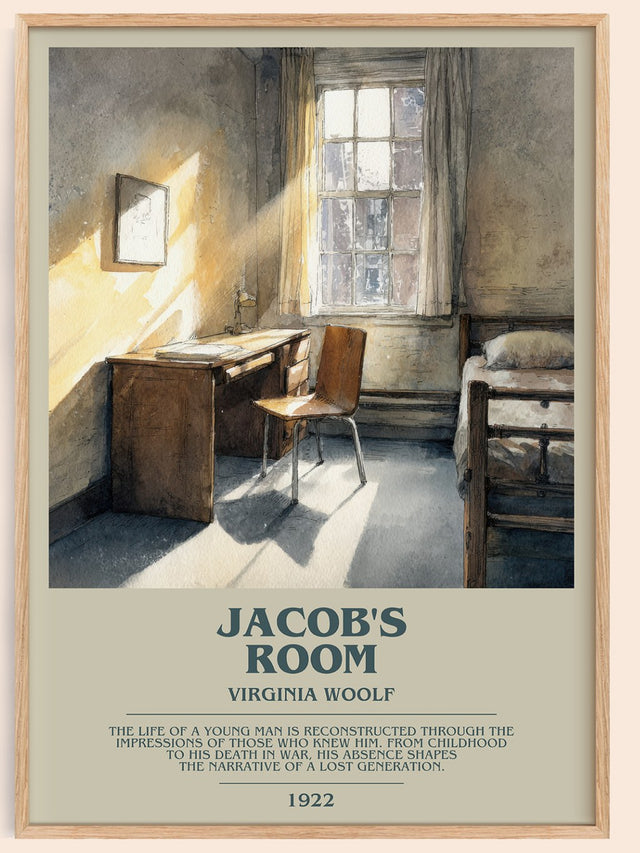 Jacob's Room Bookish Wall Art by Virginia Woolf