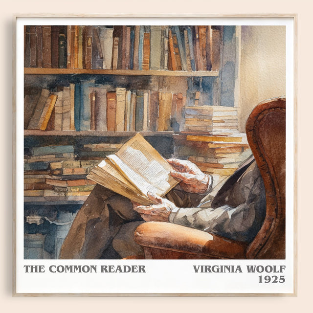 The Common Reader Literary Art Print by Virginia Woolf