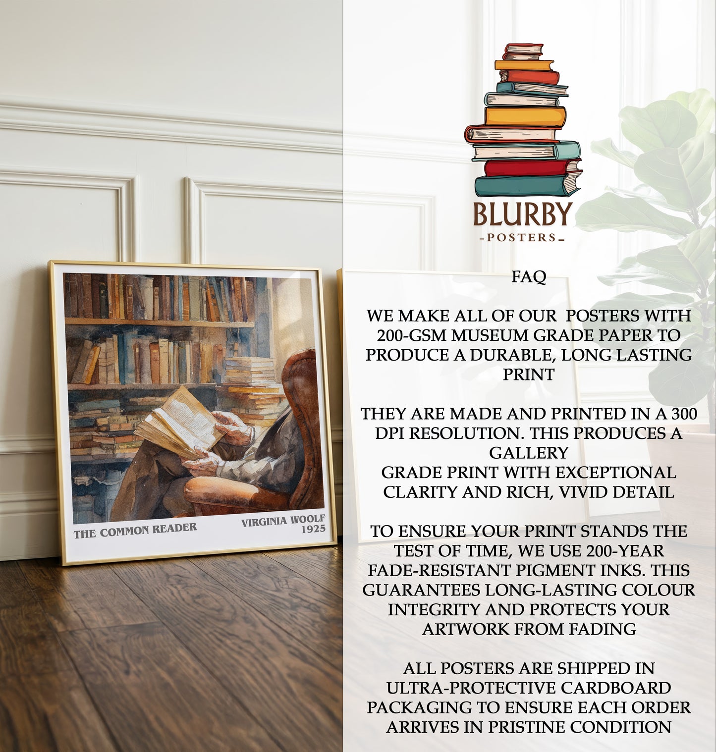The Common Reader Literary Art Print by Virginia Woolf