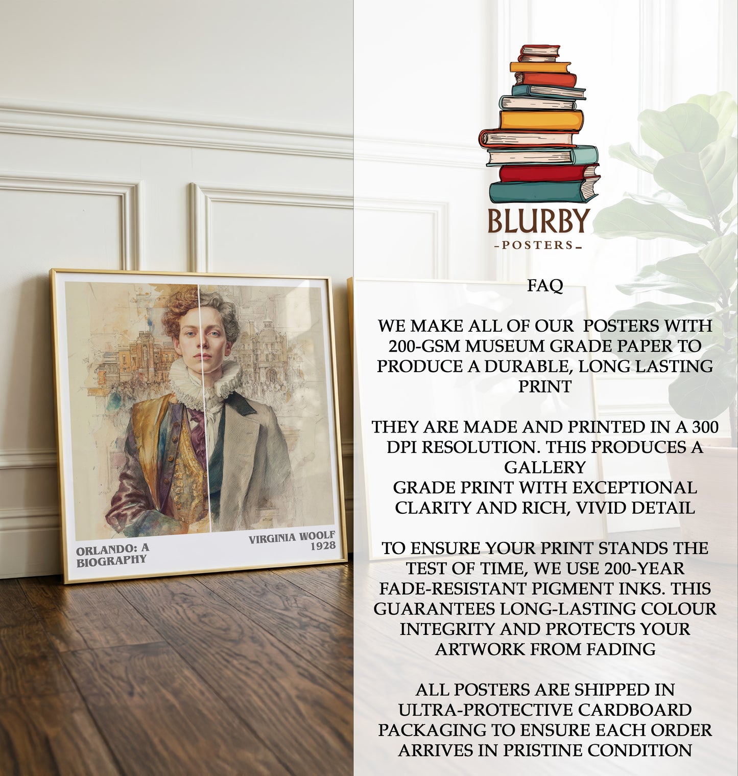 Orlando: A Biography Literary Art Print by Virginia Woolf