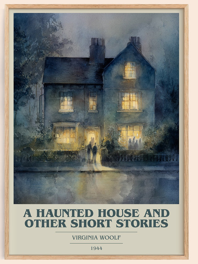 Haunted House: And Other Short Stories Book Cover Poster by V. Woolf