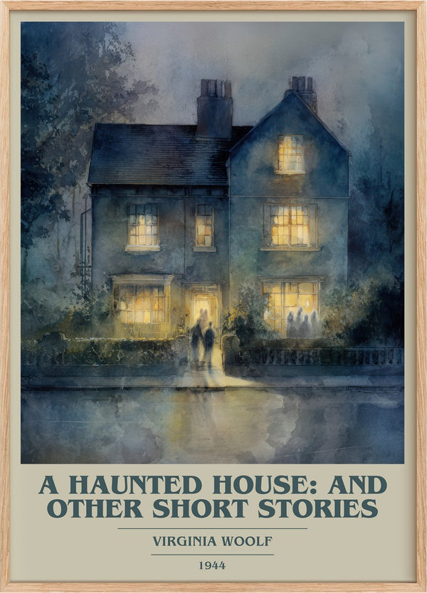 Haunted House: And Other Short Stories Book Cover Poster by V. Woolf