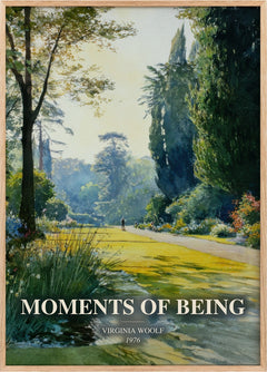 Moments Of Being Book Watercolour Illustration by Virginia Woolf