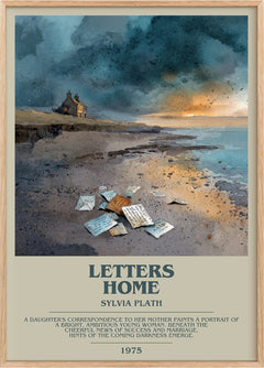 Letters Home Bookish Wall Art by Sylvia Plath