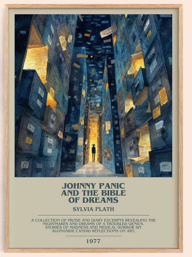 Johnny Panic And The Bible Of Dreams Bookish Wall Art by Sylvia Plath
