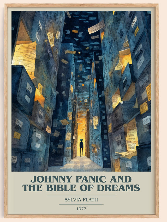 Johnny Panic And The Bible Of Dreams Book Cover Poster by Sylvia Plath