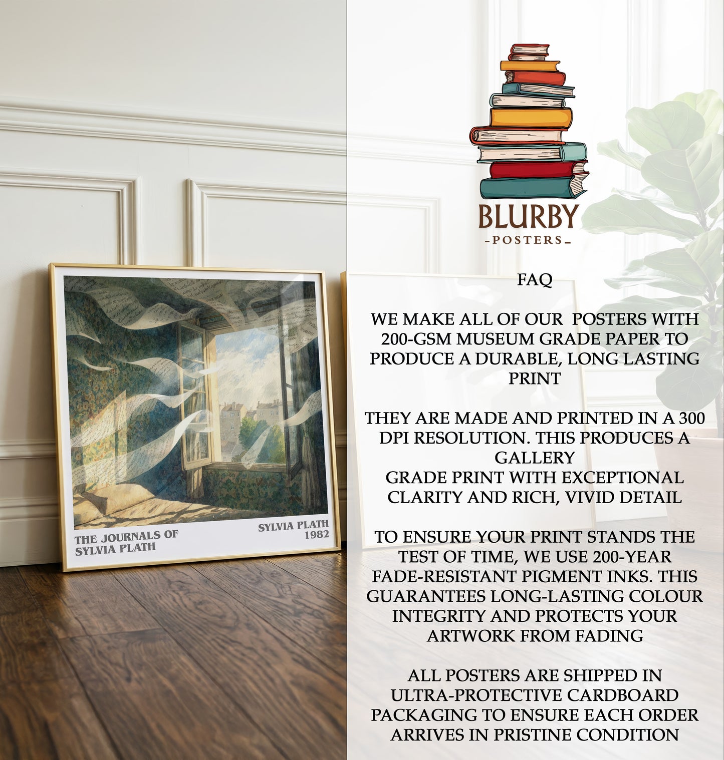 The Journals of Sylvia Plath Literary Art Print by Sylvia Plath