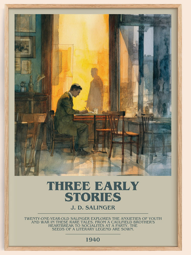 Three Early Stories Bookish Wall Art by J. D. Salinger