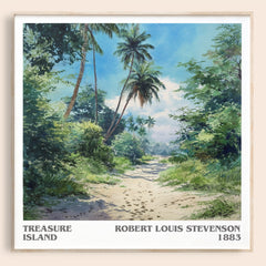Treasure Island Literary Art Print by Robert Louis Stevenson