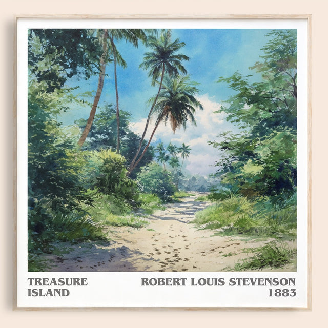 Treasure Island Literary Art Print by Robert Louis Stevenson