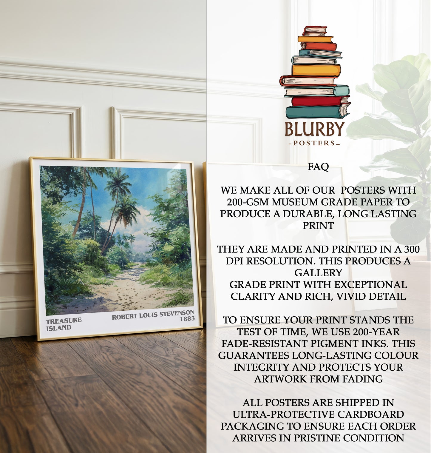 Treasure Island Literary Art Print by Robert Louis Stevenson