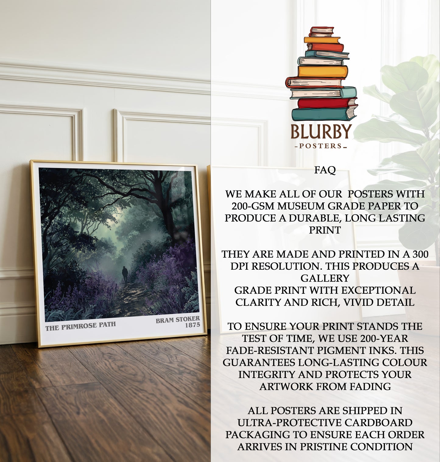 The Primrose Path Literary Art Print by Bram Stoker