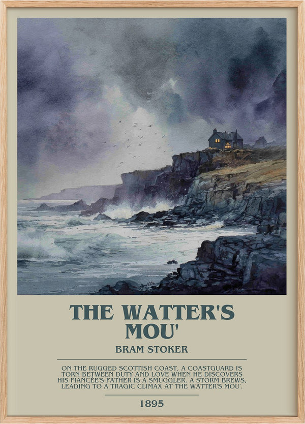 The Watter's Mou' Bookish Wall Art by Bram Stoker