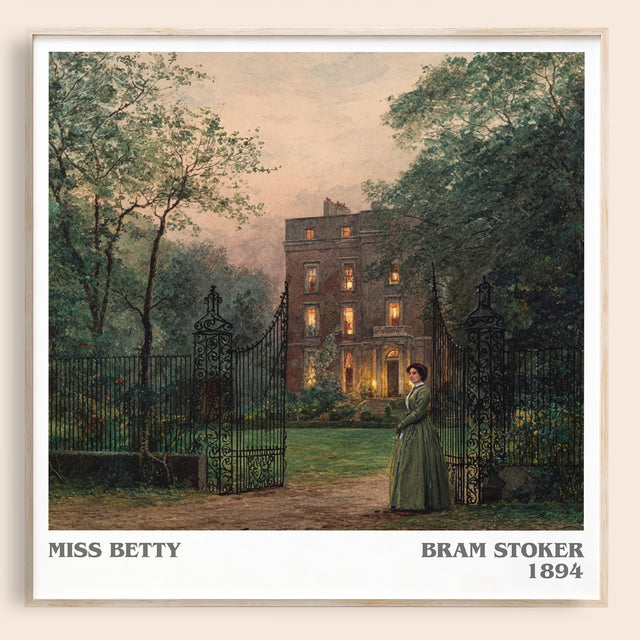 Miss Betty Literary Art Print by Bram Stoker
