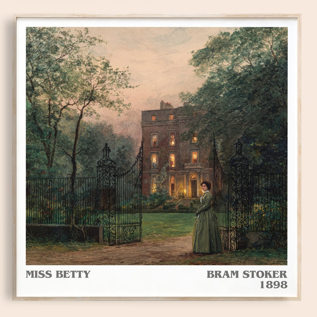 Miss Betty Literary Art Print by Bram Stoker