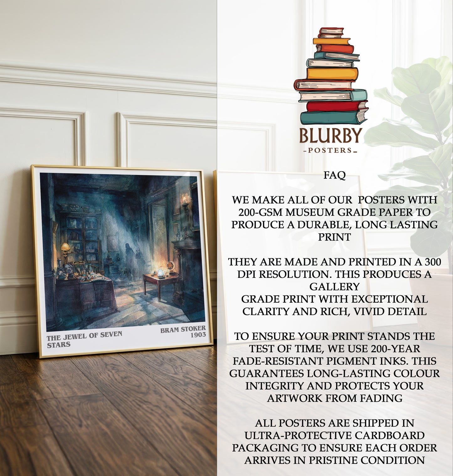 The Jewel Of Seven Stars Literary Art Print by Bram Stoker