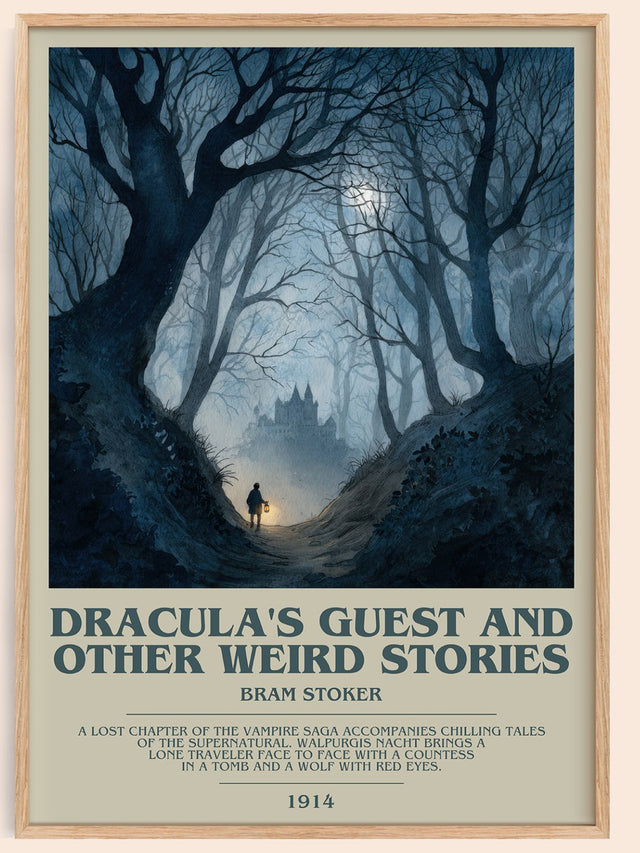 Dracula's Guest And Other Weird Stories Bookish Wall Art by B. Stoker