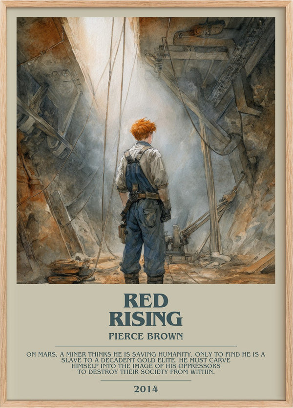 Red Rising Bookish Wall Art by Pierce Brown