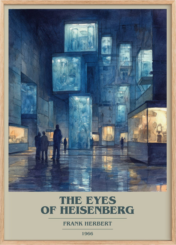 The Eyes of Heisenberg Book Cover Poster by Frank Herbert