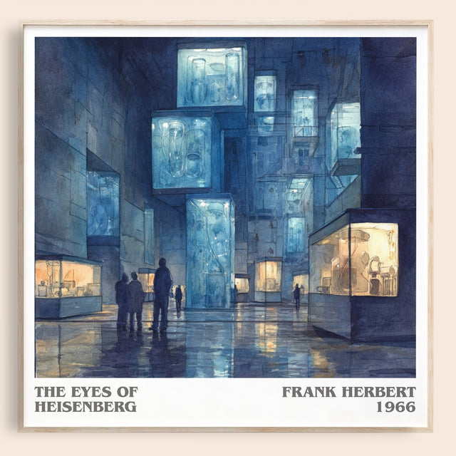 The Eyes of Heisenberg Literary Art Print by Frank Herbert