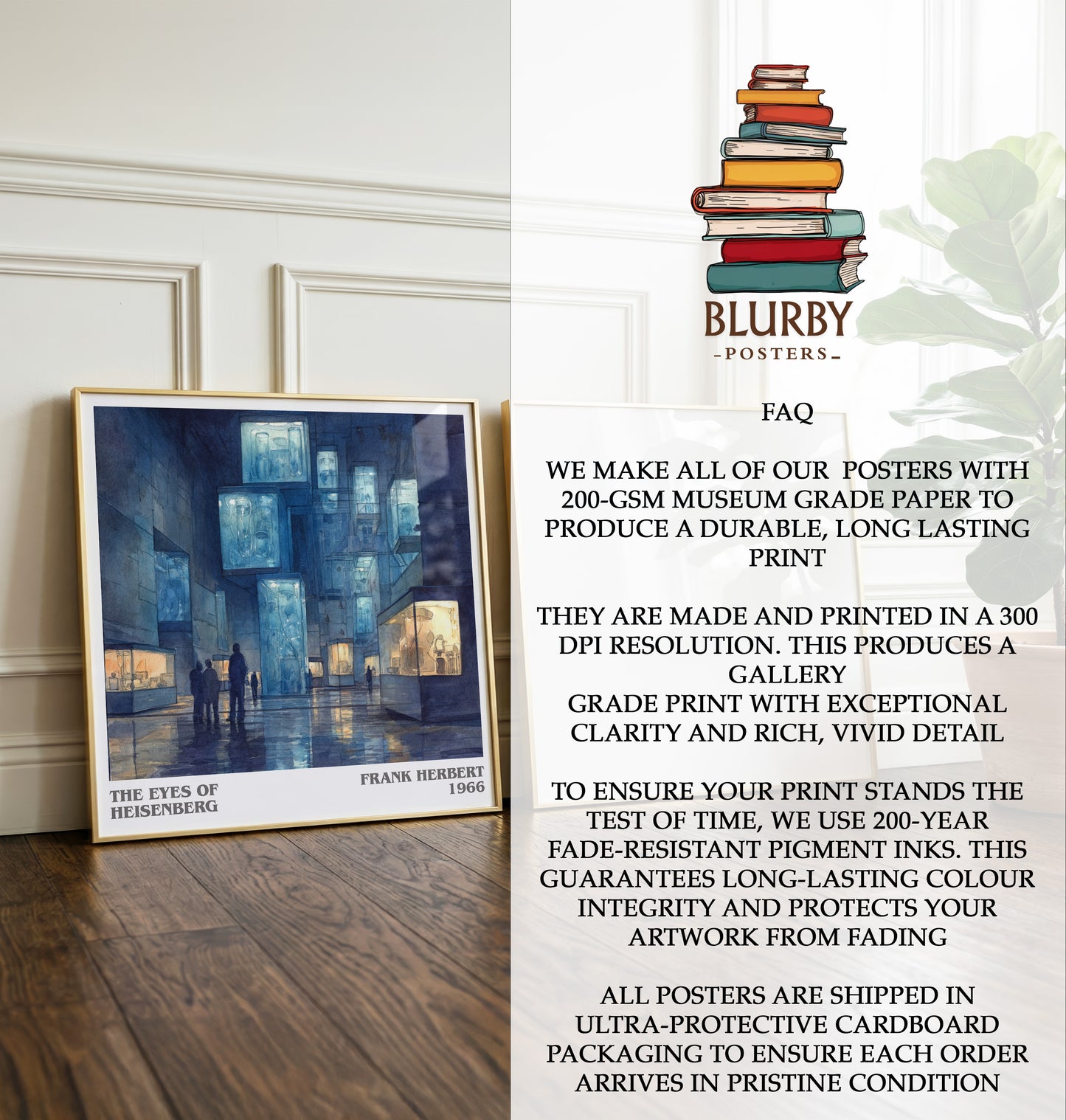 The Eyes of Heisenberg Literary Art Print by Frank Herbert