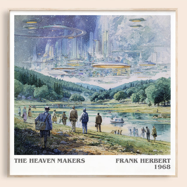 The Heaven Makers Literary Art Print by Frank Herbert