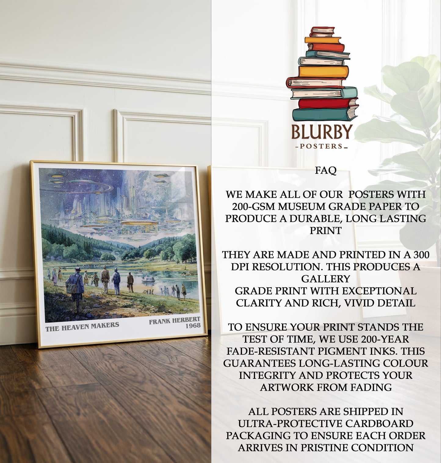 The Heaven Makers Literary Art Print by Frank Herbert