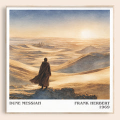 Dune Messiah Literary Art Print by Frank Herbert