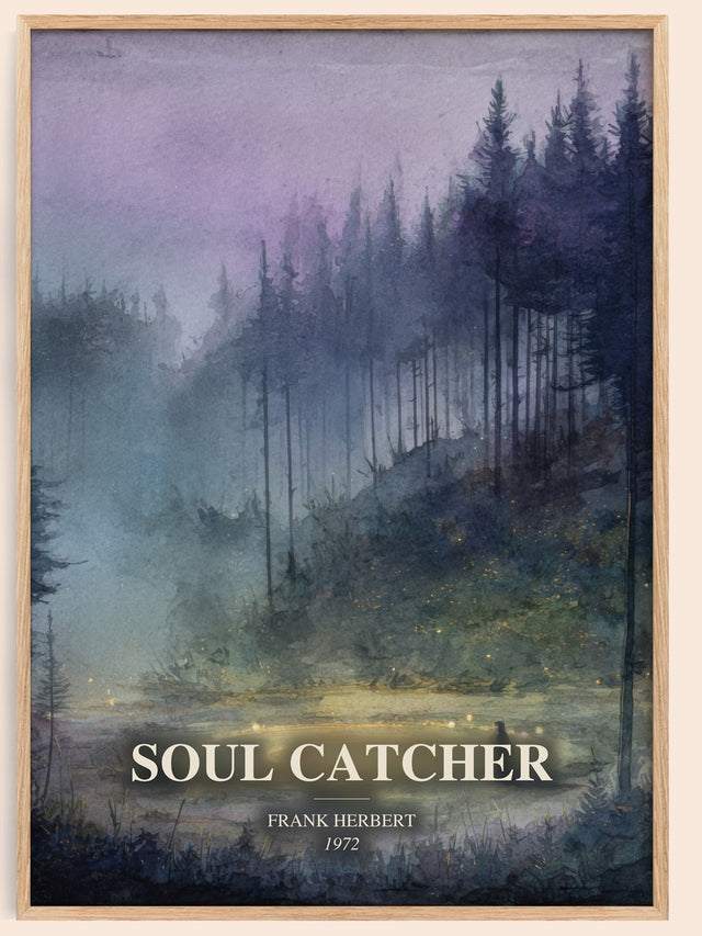 Soul Catcher Book Watercolour Illustration by Frank Herbert
