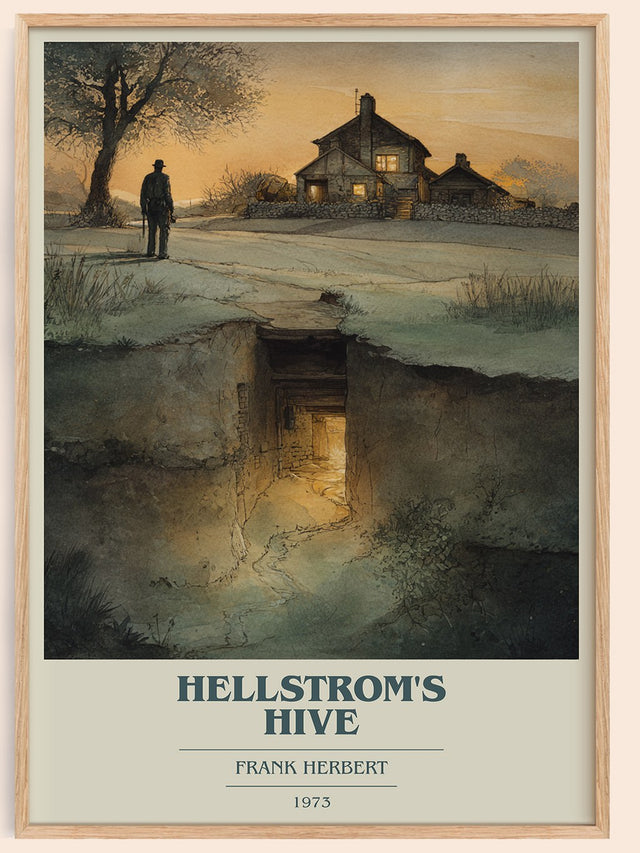 Hellstrom's Hive Book Cover Poster by Frank Herbert