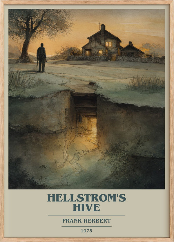 Hellstrom's Hive Book Cover Poster by Frank Herbert