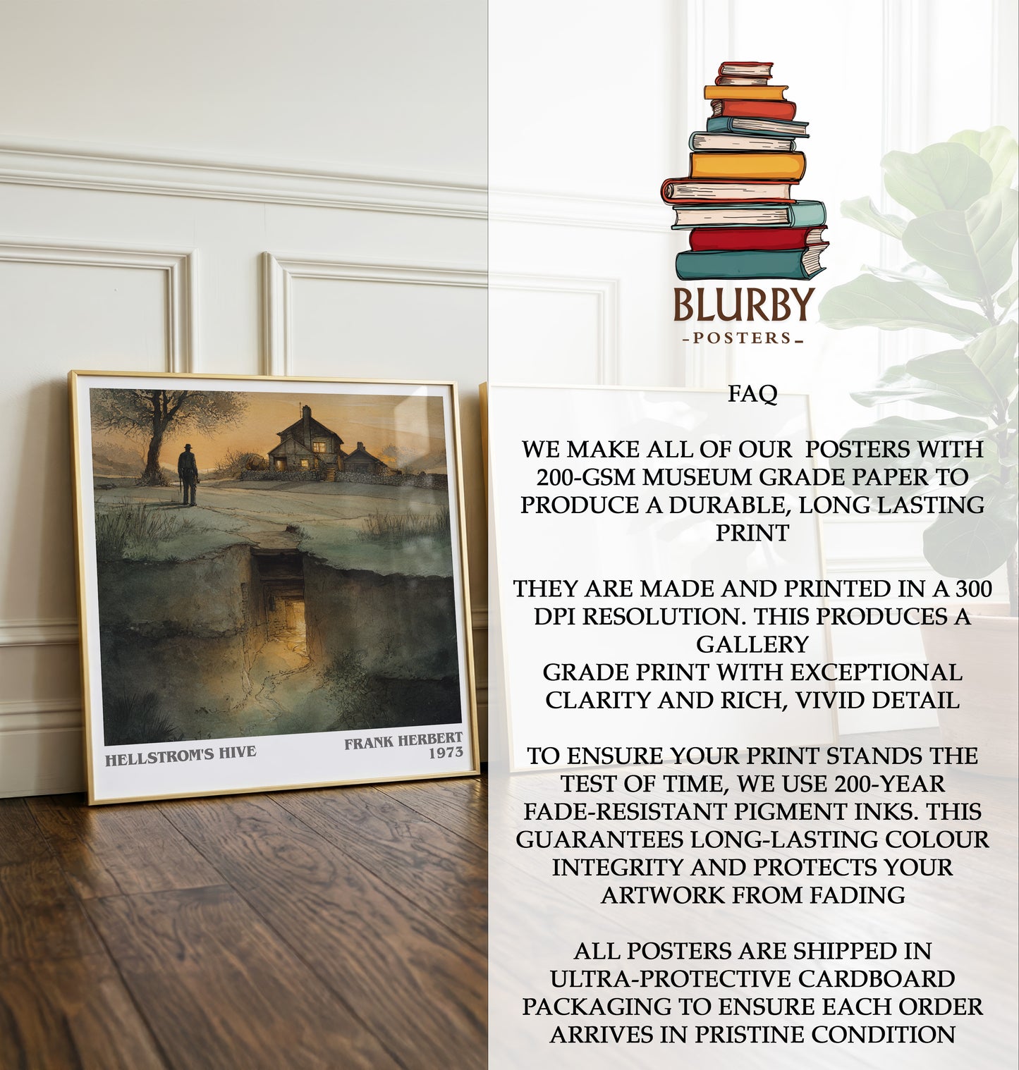 Hellstrom's Hive Literary Art Print by Frank Herbert