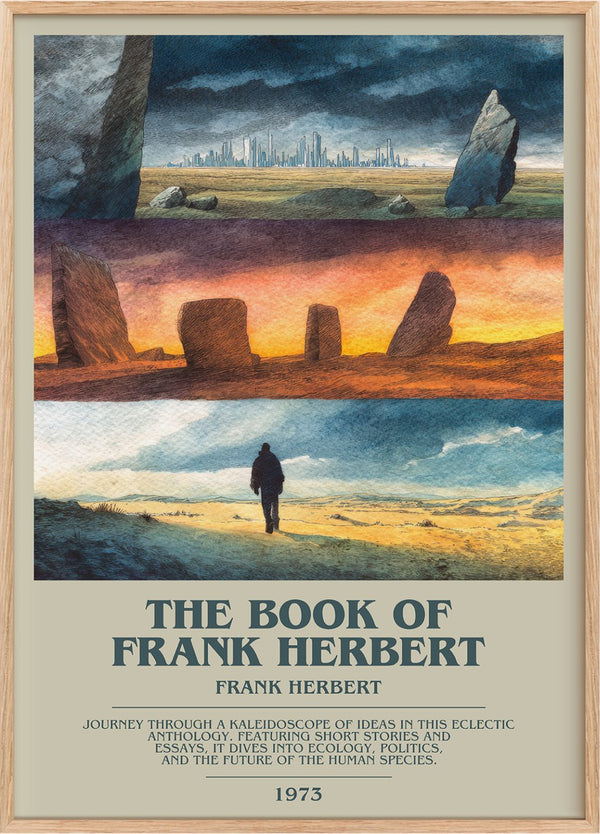 The Book of Frank Herbert Bookish Wall Art by Frank Herbert